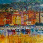 Villefranche-sur-Mer, 70 x 70 cm